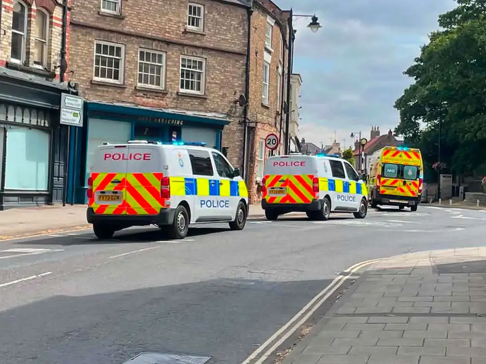 Police and ambulance crews called to incident in Norton