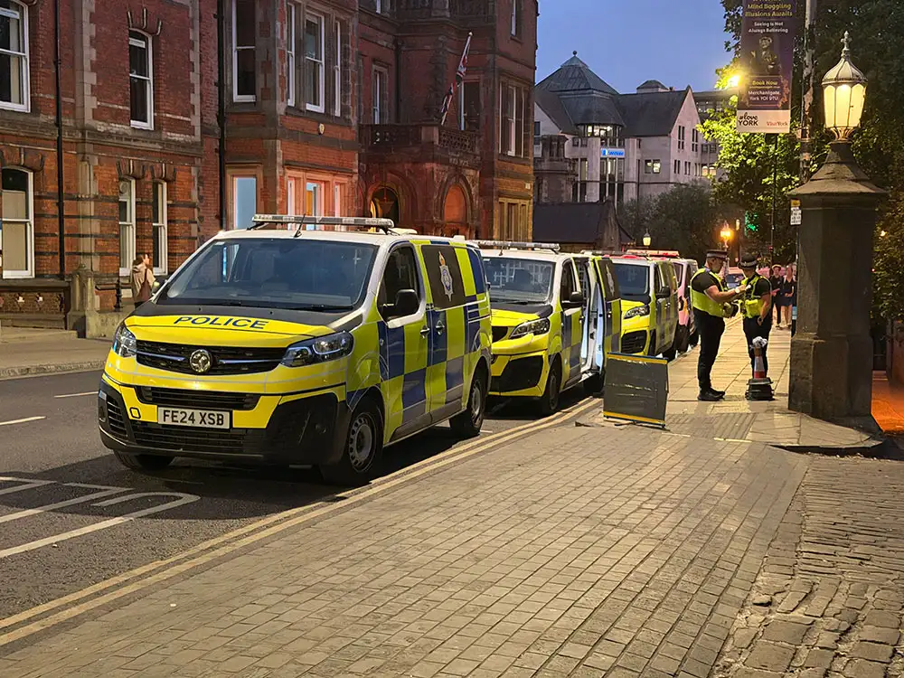 Police incident in York city centre sees footpath cordoned off