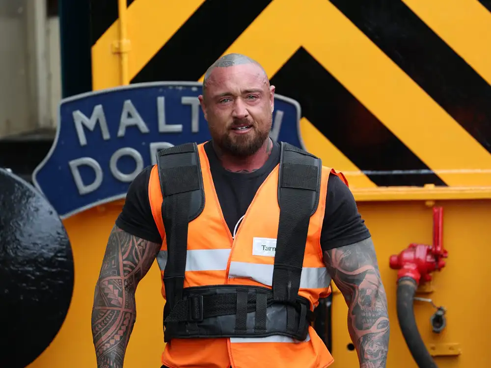 Watch: Yorkshire strongman pulls 64-tonne train