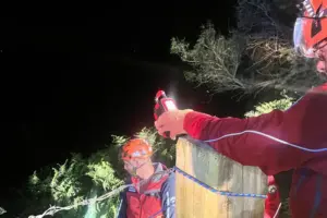 Mountain rescue team save three young people stuck at North Yorkshire beauty spot