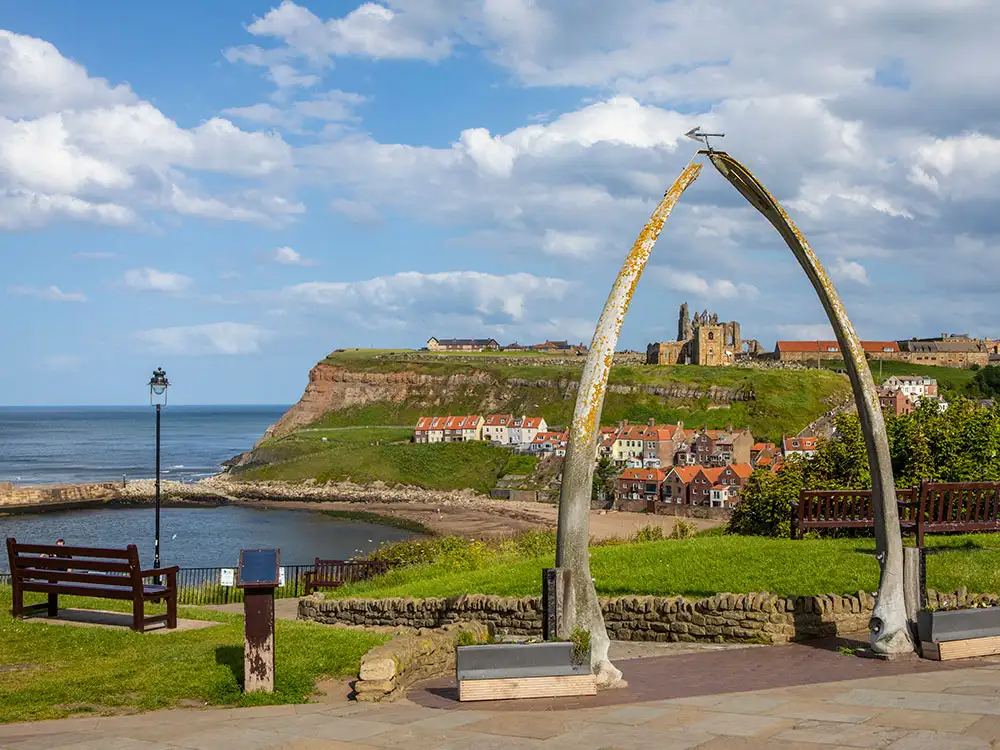 Whitby’s famous whale bone arch to be replaced with a bronze replica