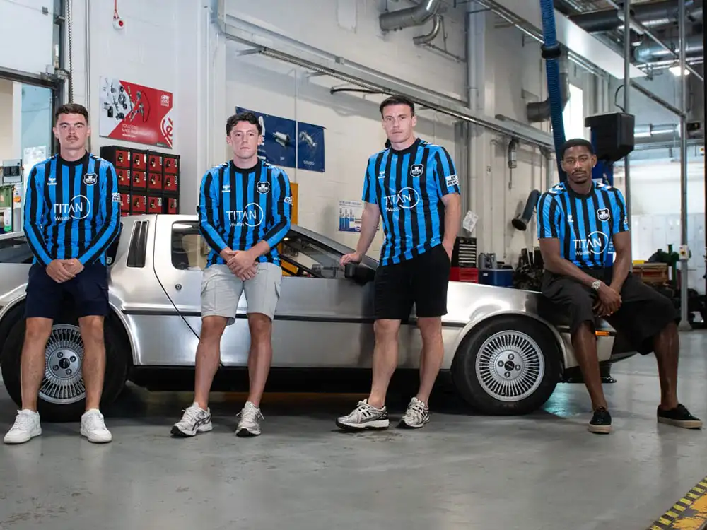 Watch: York City go back to the future to unveil new third shirt
