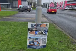 Roofer must pay £4,500 after refusing to take down signs stuck up around York