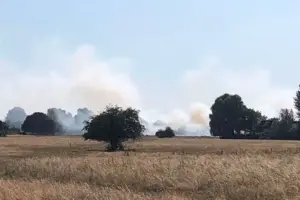 Fire on York common – Neighbour tells of blaze close to her property
