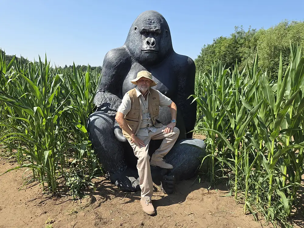 Watch: York Maze reveals its giant tribute to Sir David Attenborough