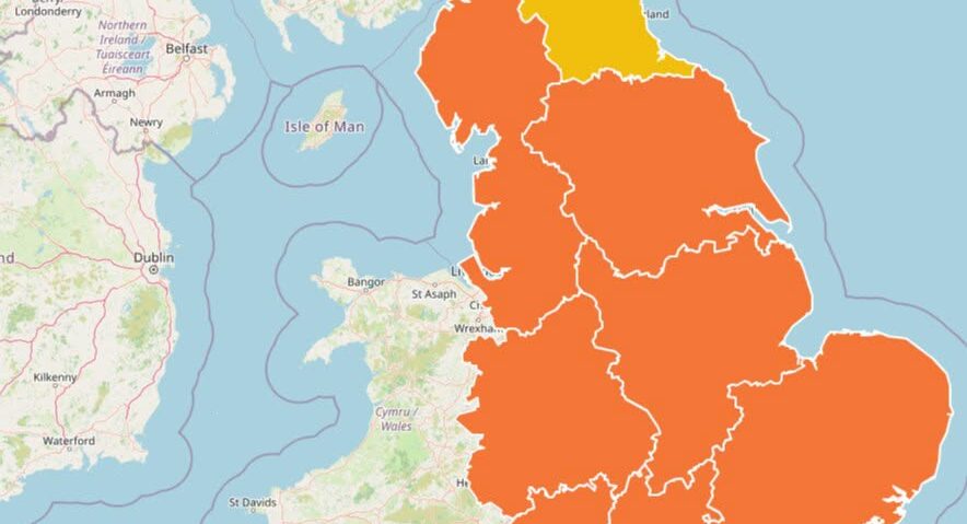 Amber heat health alert now in force
