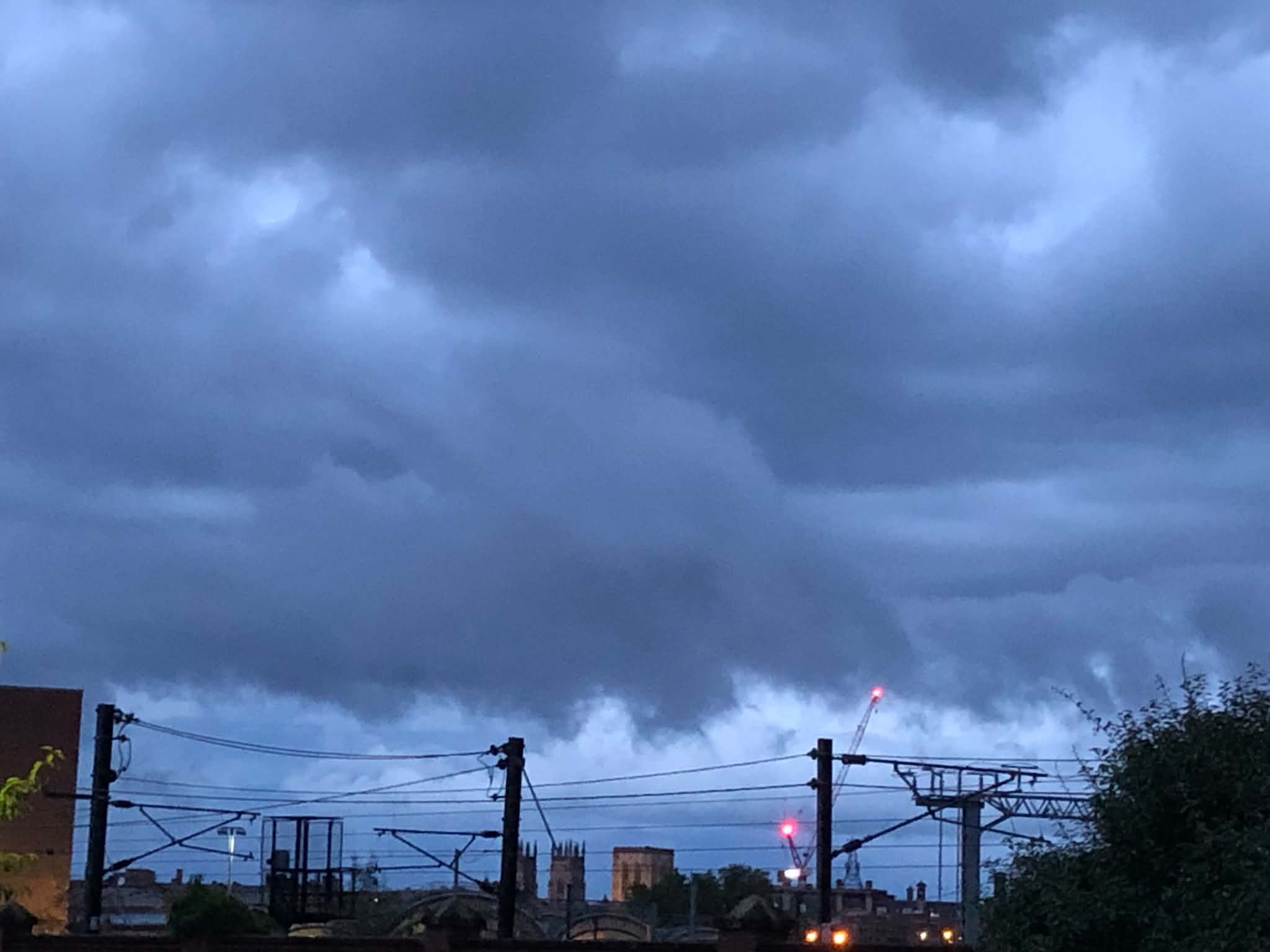 Weather warning in force as powerful thunderstorm tracks across North Yorkshire