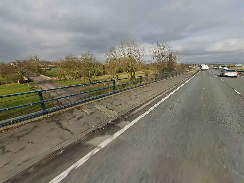 Two vehicles crash on main road in North Yorkshire village