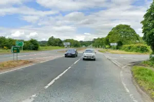 Police officers hurt in crash between car and lorry on the A64 near York