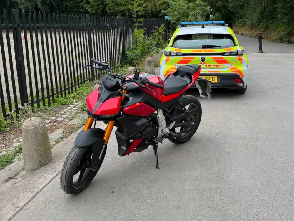 York police recover stolen motorbike after ‘game of hide-and-seek’