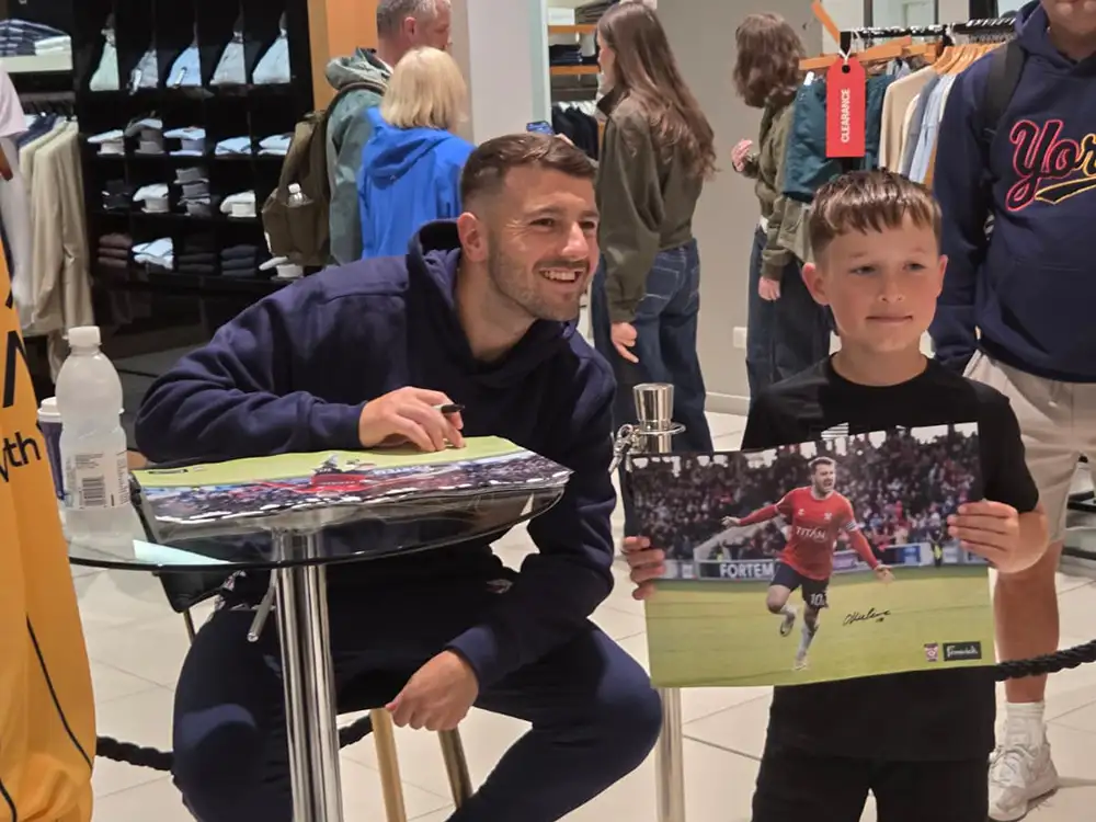 Gallery: York City striker Ollie Pearce opens new pop-up shop