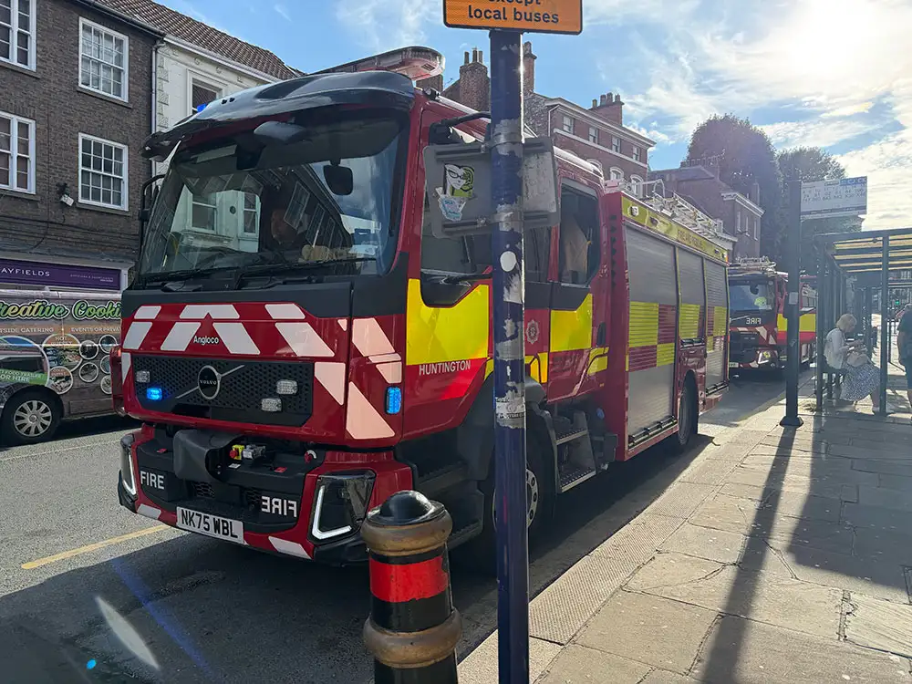 York hotel evacuated after fire breaks out – Crews on scene