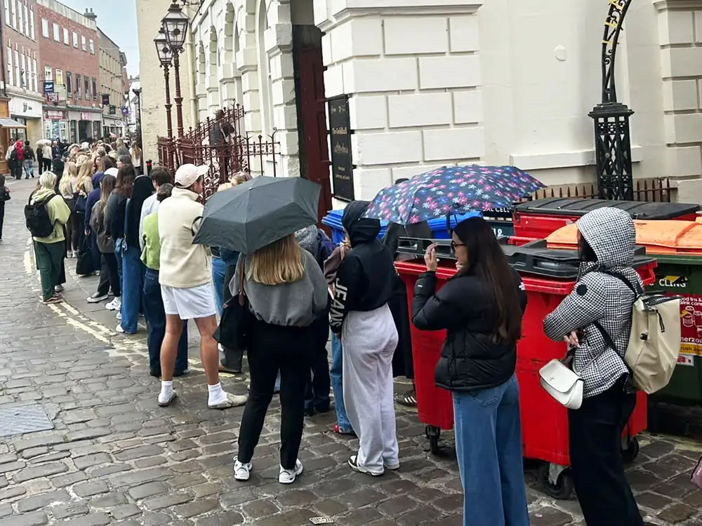 Watch: New store opening in York sparks huge queue