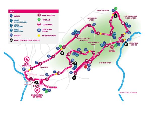 Yorkshire Marathon Road Closures