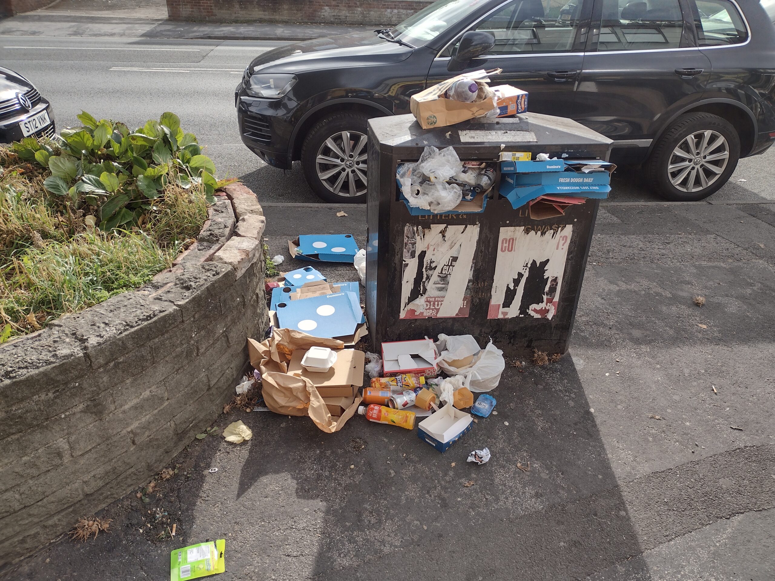 Vermin fears as rubbish overflowing from York bin