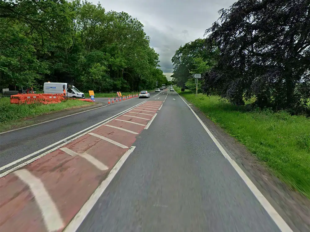 Crash on A64 near York causing queuing traffic