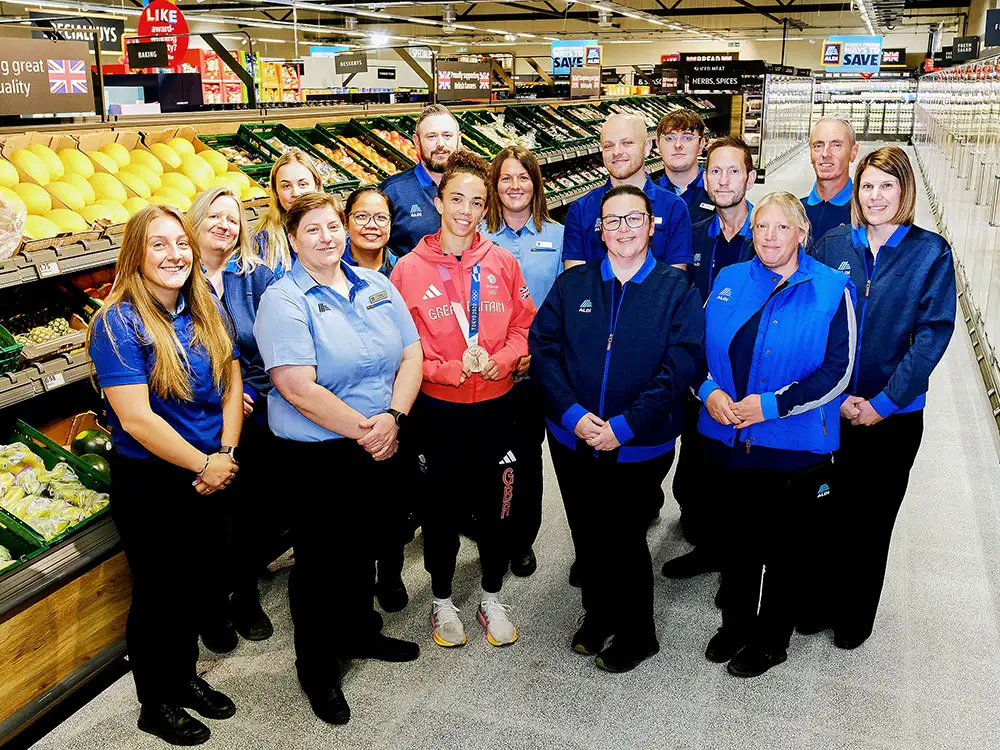 Aldi opens new store in North Yorkshire – with the help of Team GB star