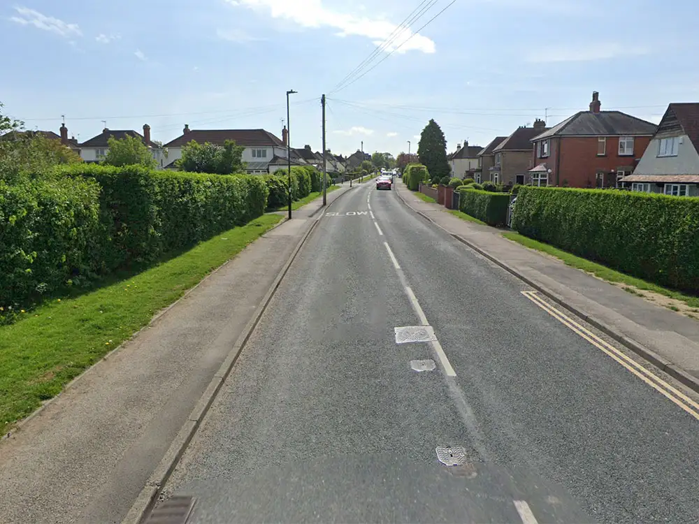 Car crashes into hedge in Harrogate