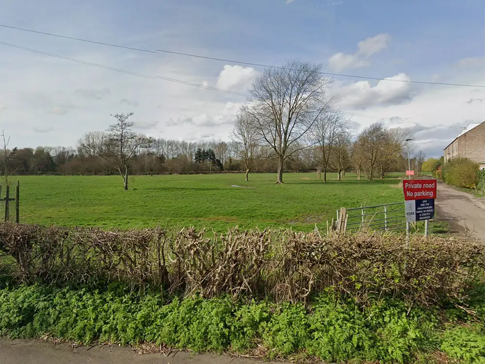 Casualty with broken ankle rescued from York field