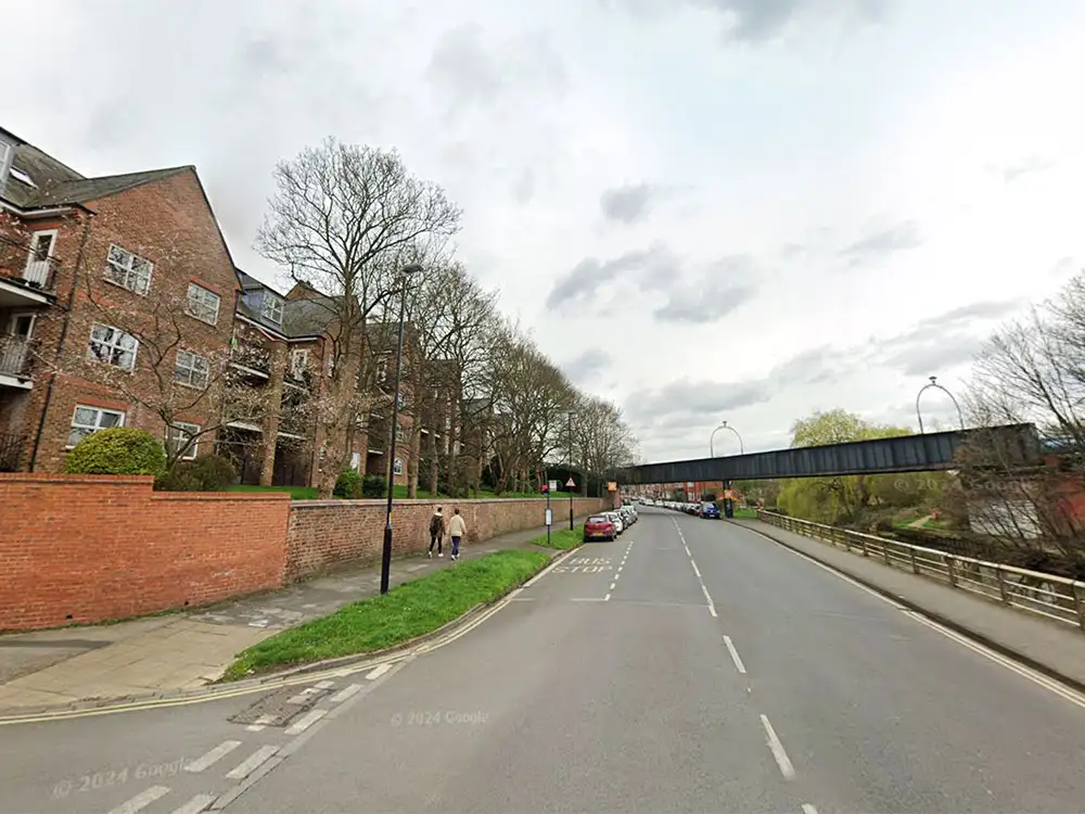 Water leak damages York flat following property work