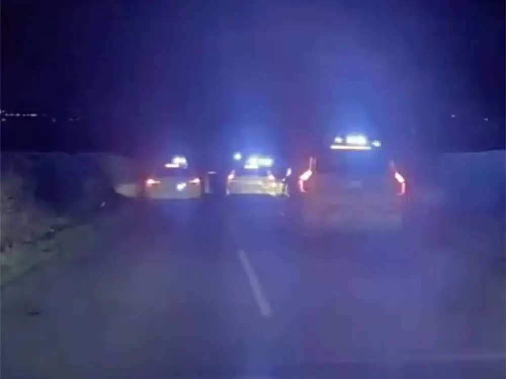 Watch: 140mph North Yorkshire Police chase ends in crash and two arrests
