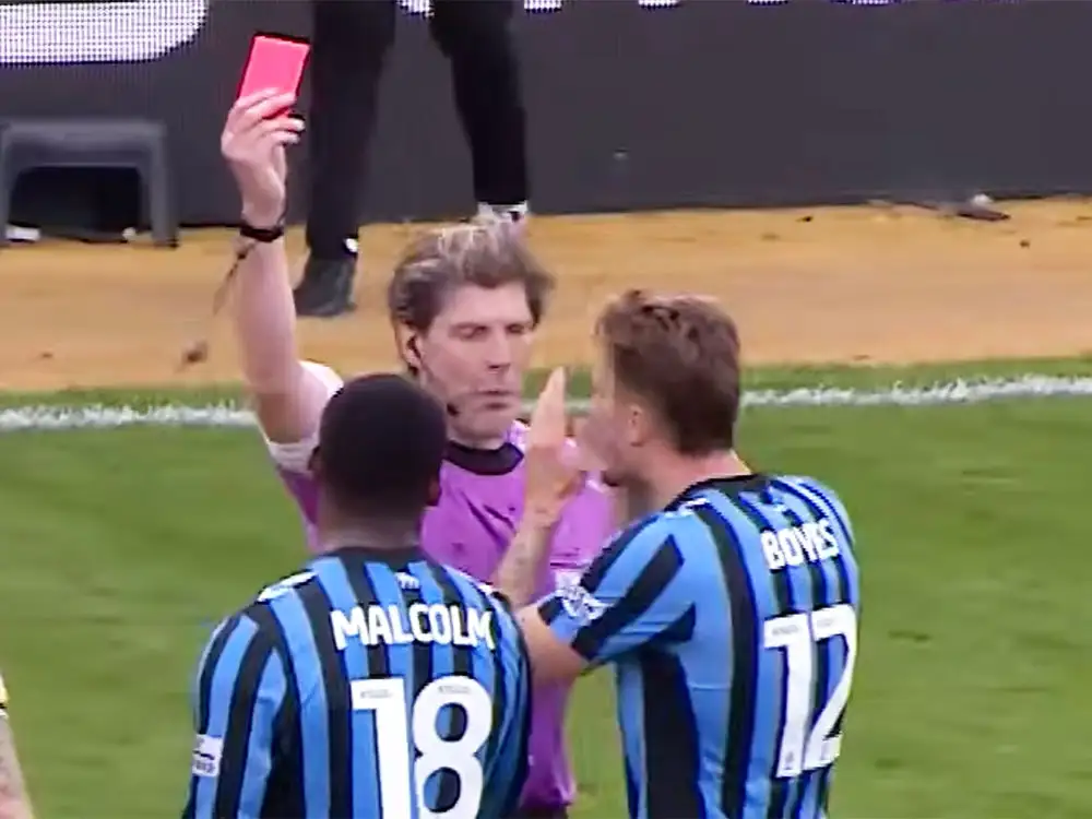 Watch: Ten-men York grab a point after contested red card