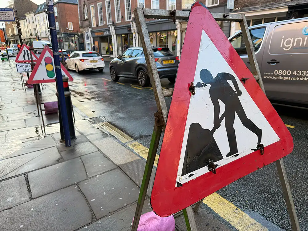 New roadworks causing queues at key York junction