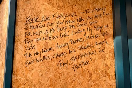 Who is ‘Thothee’? Mystery message left in York shop window