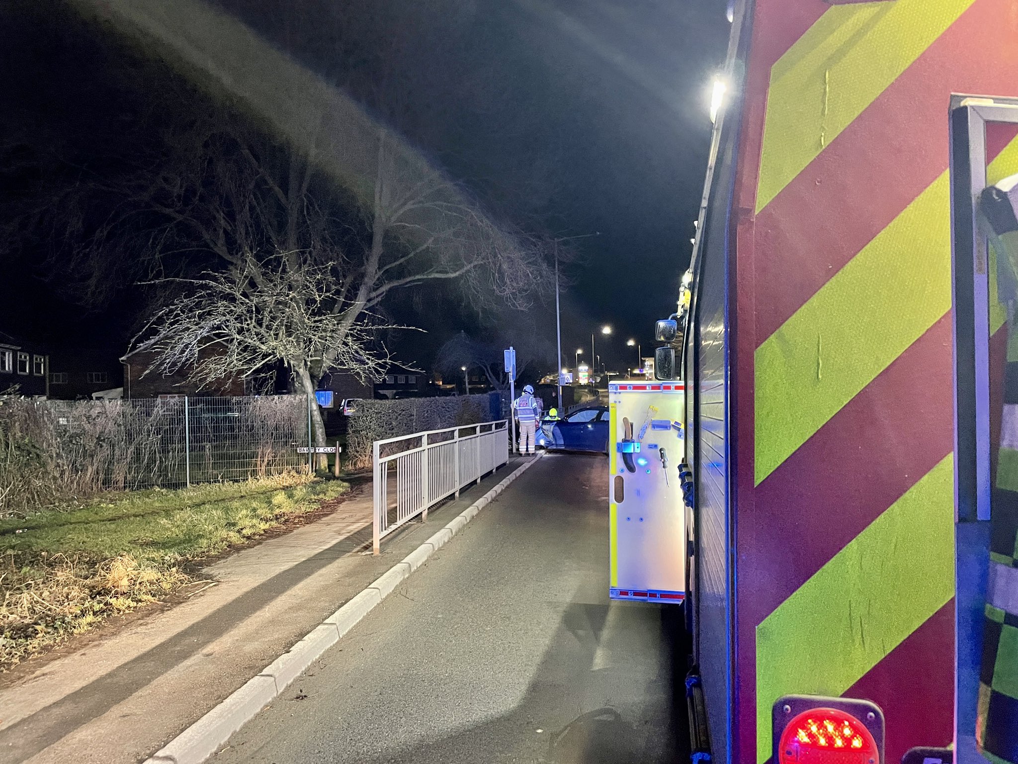 Updated: Man arrested after car crashes into roadside barrier in Selby