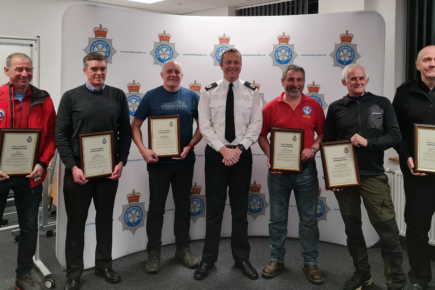 Search and rescue volunteers honoured