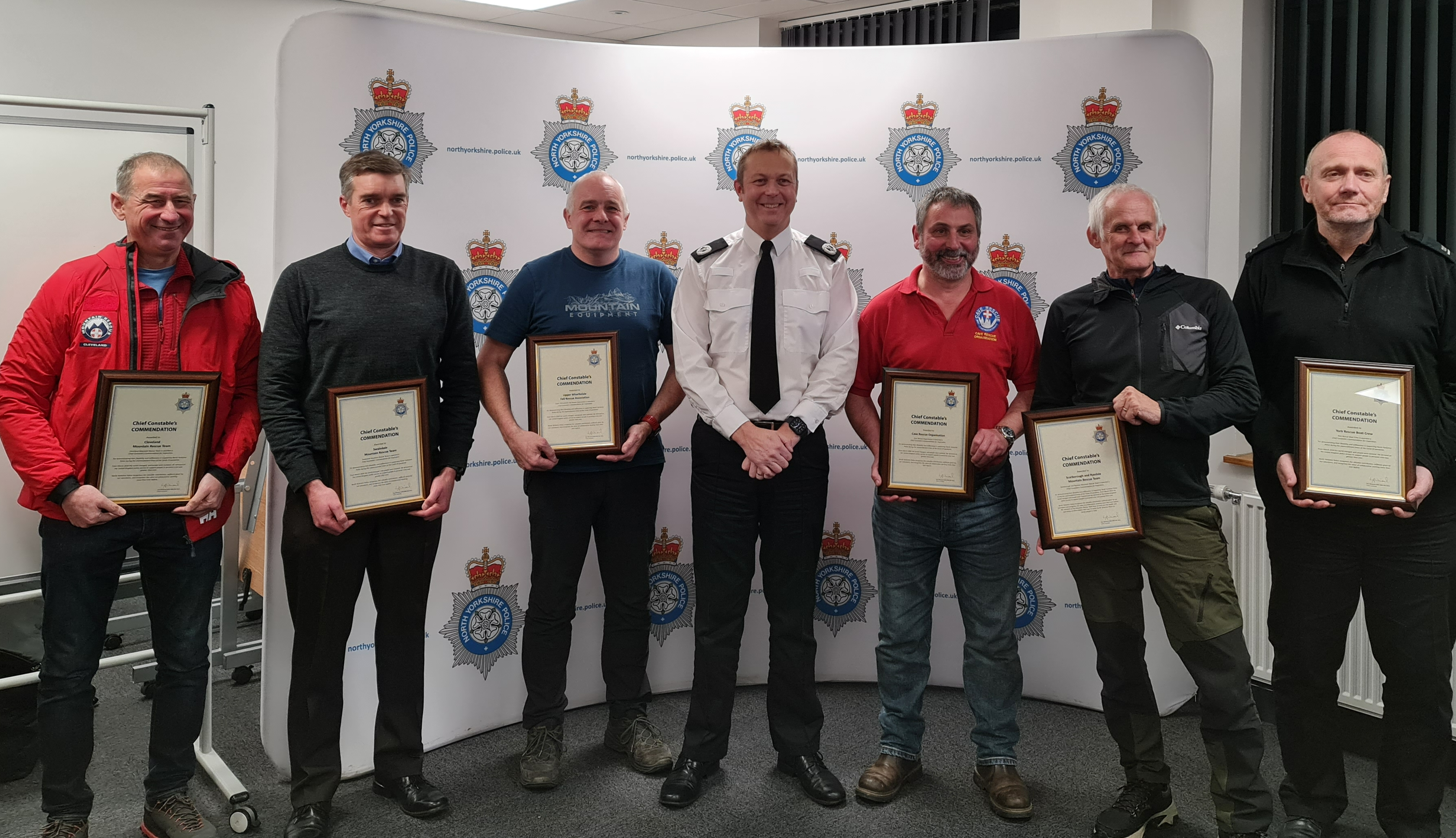 Search and rescue volunteers honoured