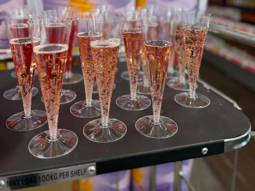 Hundreds queue for York shop opening – complete with fizz and freebies